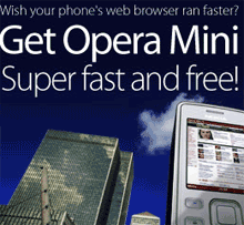 Opera mini ������ 3,1 � 4.0  - for OS Symbian